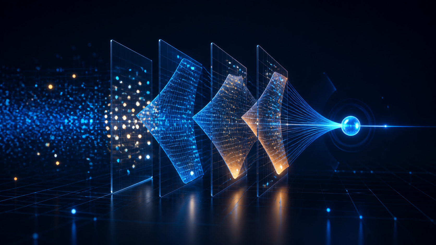 Machine learning course concept artwork