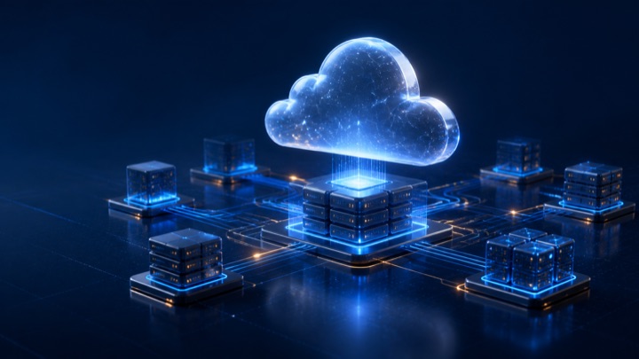Scalable cloud infrastructure with distributed server blocks and elastic computing capacity