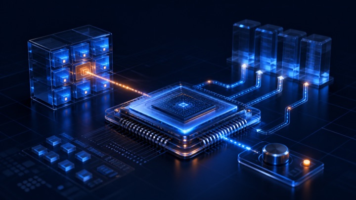 Microprocessor, memory cells and low-level control paths representing C programming