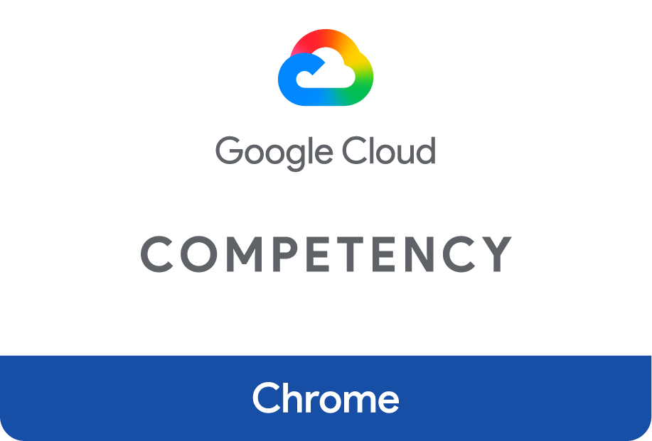 Chrome Enterprise Partner product competency badge